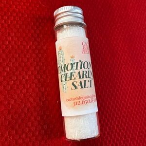 Emotion Clearing Salt in Glass Vial, made by me